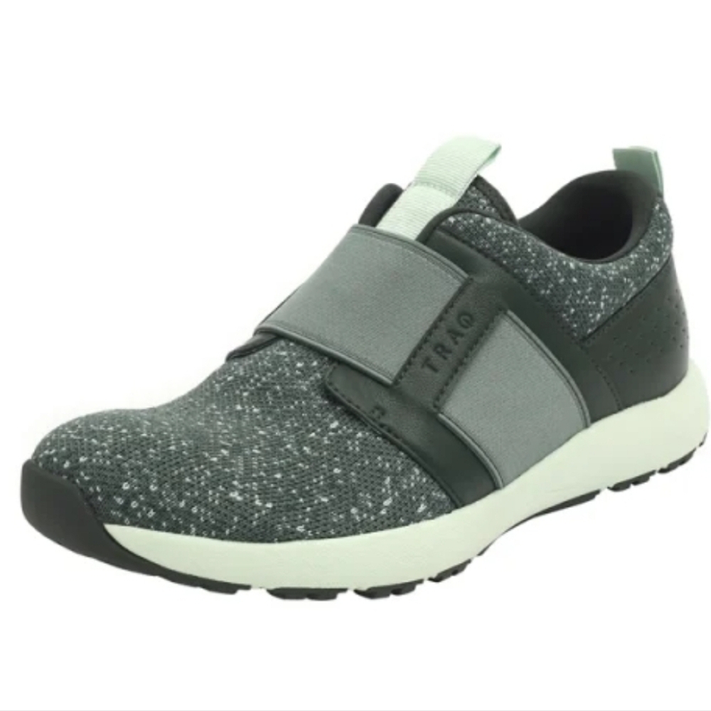 TRAQ by Alegria Volition Khaki Sneakers Size 9